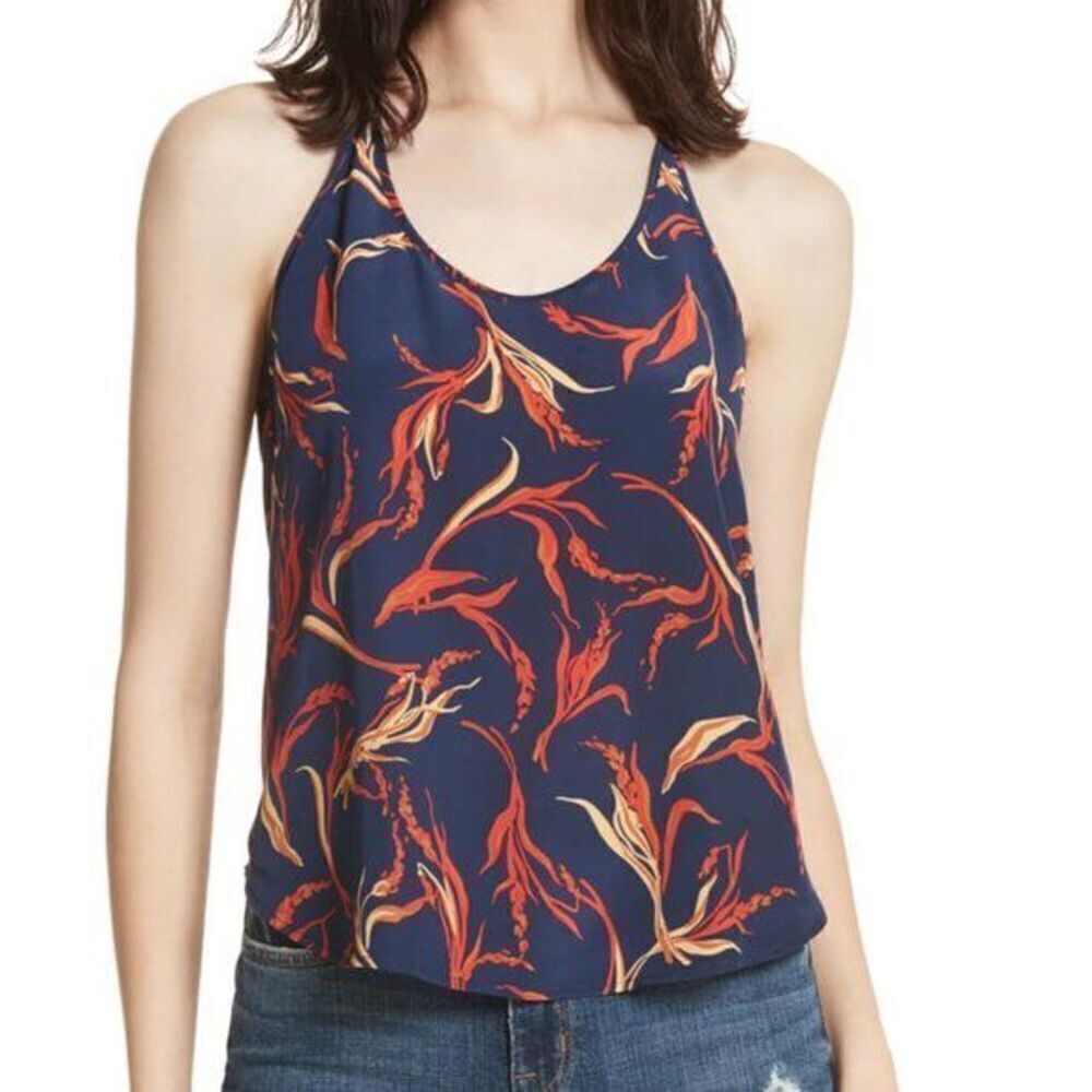L'Agence Mary Jane Silk Top Size XS
